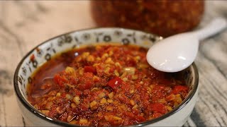 Szechuan Chili Dipping Sauce Recipe [upl. by Camroc]