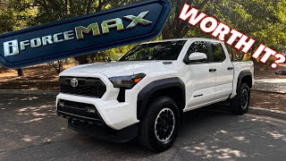 2024 TACOMA iForce MAX REVIEW Why this hybrid isnt made for gas mileage [upl. by Omland974]