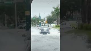 😂😂😂🐳 autó elektromosauto tesla flood funny cars waterdamage fail viral [upl. by Stanly840]