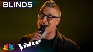 Hopeful Family Man Gives the Coaches a Moment They Wont Forget  The Voice Blind Auditions  NBC [upl. by Lodge]