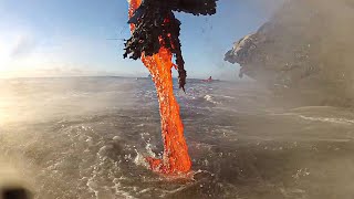 15 LAVA VS Water Videos [upl. by Lachish]