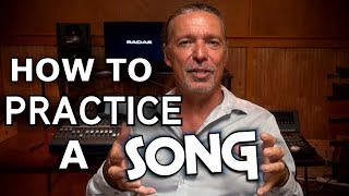 How To Practice A Song  Ken Tamplin Vocal Academy [upl. by Mencher187]