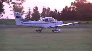 Piper Pa38 Tomahawk LVOLZ del AeroClub Casilda en un vuelo de instrucción [upl. by Camel707]