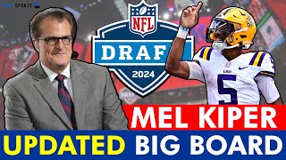 Mel Kiper UPDATED 2024 NFL Draft Big Board Top 25 NFL Draft Prospect Rankings Ft Jayden Daniels [upl. by Nohpets]