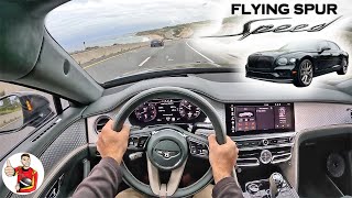 The 2023 Bentley Flying Spur Speed Packs a W12 Wallop POV Drive Review [upl. by Takeshi580]