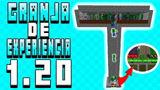 ✨ GRANJA de EXPERIENCIA Minecraft 120  121 Java y Bedrock [upl. by Mareah]