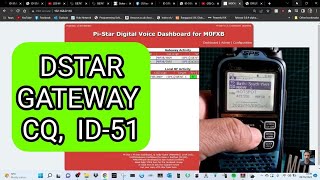 ICOM ID51 Learning Gateway CQ PIStar SystemJumbo Hotspot [upl. by Jump]