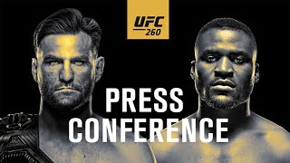 UFC 260 Press Conference [upl. by Vasily]