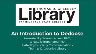 An Introduction to Dedoose [upl. by Gnik]