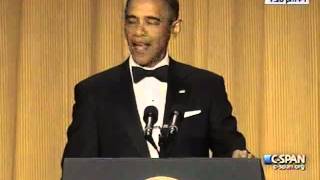 President Obama Referencing BuzzFeed at The White House Correspondents Association Dinner [upl. by Samp287]