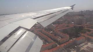 SATA Azores Airlines Airbus 310 Landing  Lisbon Portugal [upl. by Amias731]