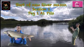 Barbel fishing River Trent New season Session 1 [upl. by Smaoht]