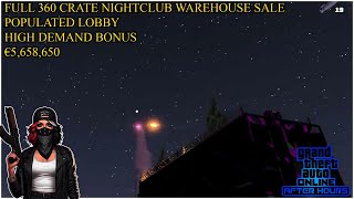 High Demand Nighclub Sale Populated Lobby €5658650 GTAOnline [upl. by Ollehcram]