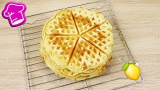 Super einfaches WAFFEL REZEPT mit Quark amp Zitrone  Total lecker amp super fluffig [upl. by Hserus]