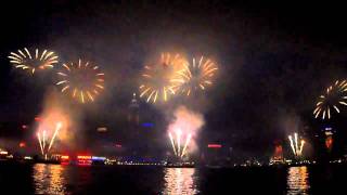 Hong Kong Lunar New Year Fireworks part 2 of 2 Finale [upl. by Rew]