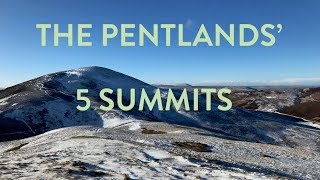 The Pentland Hills conquering the 5 summits 💪 [upl. by Lorsung]