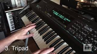 Ensoniq VFXSD  Demo  Polyphonic Aftertouch  Sounds Only [upl. by Mars876]