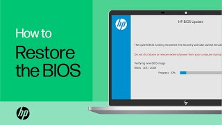 Restore the BIOS on HP Computers with a Key Press Combination  HP Computers  HP Support [upl. by Hardie426]