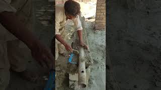 How to make latest cement design  concrete piller make amazing art  full videos [upl. by Willms708]