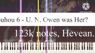 Black Midi Touhou 6  U N Owen was Her 123k notes Hevean [upl. by Gilberte]