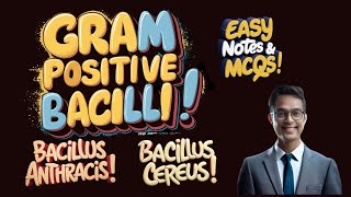 Gram Positive Bacteria Bacillus anthracis  Easy Notes amp MCQs for MBBS NEET PG INICET  Dr Bala [upl. by Anirtal]