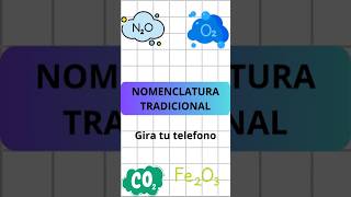 Nomenclatura Tradicional química nomenclaturaquímica nomenclaturadeóxidos [upl. by Aniri795]