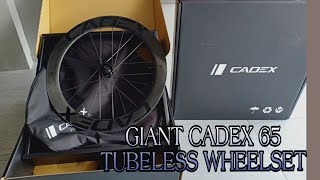 GIANT CADEX 65 DISC TUBELESS WHEELSET [upl. by Prober397]