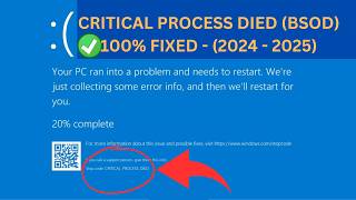 How to Fix Critical Process Died Blue Screen Error on Windows 10 amp11 [upl. by Jeannine]