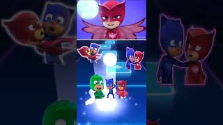 PJ Masks catboy x owlette love coffin dance Tiles hop viral song trending shorts [upl. by Inge52]