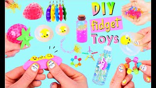 7 DIY FIDGET TOYS IDEAS  Viral TikTok Fidget Toys Videos  Emoji POP IT Toy and more [upl. by Alaaj]