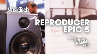 Smooth lowend reproduction promised with ReProducer Epic 5 monitors SummerNAMM2019 [upl. by Leahcam]