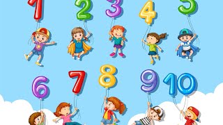 Number Song for Kids  Learn to Count Numbers 1 to 10  Educational Videos magizhnurseryrhymes [upl. by Alia11]