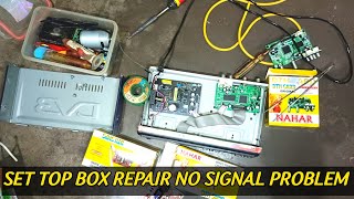 Set top box repair set top box no signal problem repair DD free dish no signal dth signal up down [upl. by Shae]