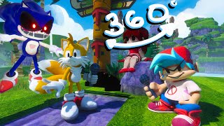 Vs TailsEXE Sonic 360° Friday Night Funkin Chasing V2 [upl. by Zanas]