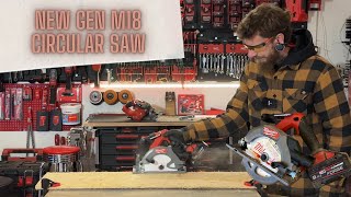 Milwaukee M18 NEW Gen Circular Saw  M18 FCS552 Rundsav [upl. by Kaule28]