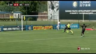 Daniel Maldini goal vs Inter U16 [upl. by Notsniw90]