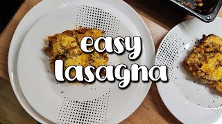 Easy Lasagna With Bechamel Sauce  RECIPE 😋 [upl. by Mellar870]