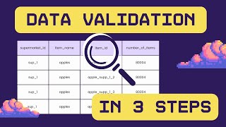 Data Validation with SQL Validate your Dataset in Three Steps [upl. by Gnaht]