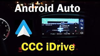 Android Auto On BMW CCC iDrive [upl. by Ramsey]