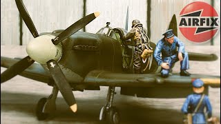 Airfix 148 Spitfire MkXII Full Build [upl. by Nika]