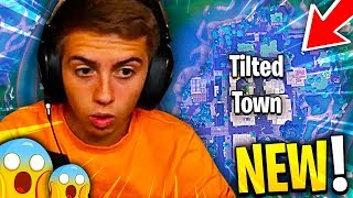 JE DÉCOUVRE LE NOUVEAU TILTED TOWN SUR FORTNITE BATTLE ROYALE [upl. by Aikcin]