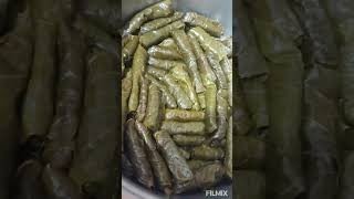 zeytin yagli yaprak dolma долма постная с виноградных листьев [upl. by Reinold31]