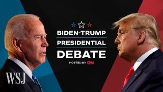 Full Debate Biden and Trump in the First 2024 Presidential Debate  WSJ [upl. by Britton]