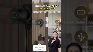 Smart Door Knob Fingerprint Door Lock Smart Lock Biometric Door Lock Fingerprint Door shorts [upl. by Ymmit]