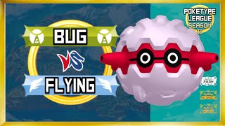 BUG TYPES vs FLYING TYPES  Round 09 PokeType League 02 [upl. by Erde]