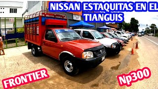 Nissan estaquitas Np300 y Nissan Frontier pickup en el tianguis de autos de brenamiel Oaxaca [upl. by Rexfourd]