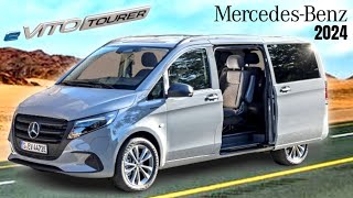 2024 New Mercedes Vito Tourer electric Van Review [upl. by Croydon]