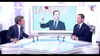 Benoit Hamon au 20h de France 2  30012017 [upl. by Namas]