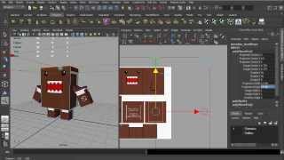 Introduction to Planar Mapping Projection with Autodesk Maya [upl. by Zindman]