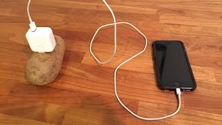 Mobile charging with a potato [upl. by Alysoun]